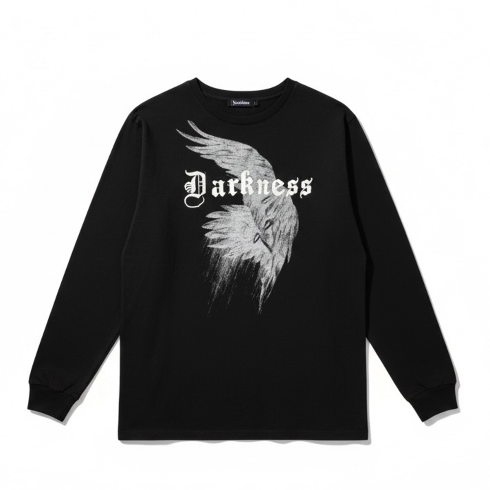 Street Legal Gothic "Darkness" Wing Graphic Tee XXL